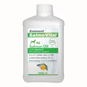 Eminent SalmoVital olej z łososia  dla psów i kotów 1000 ml