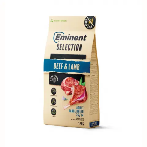 Eminent SELECTION Grain Free ADULT LB Beef&Lamb 26/14 12kg hipoalergiczna, wołowina z jagnięciną